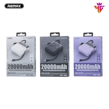 Pin Sạc Dự Phòng REMAX RPP-603 20.000mAh