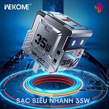 Củ sạc nhanh WEKOME WP-U07 PD35W GaN ROBOT