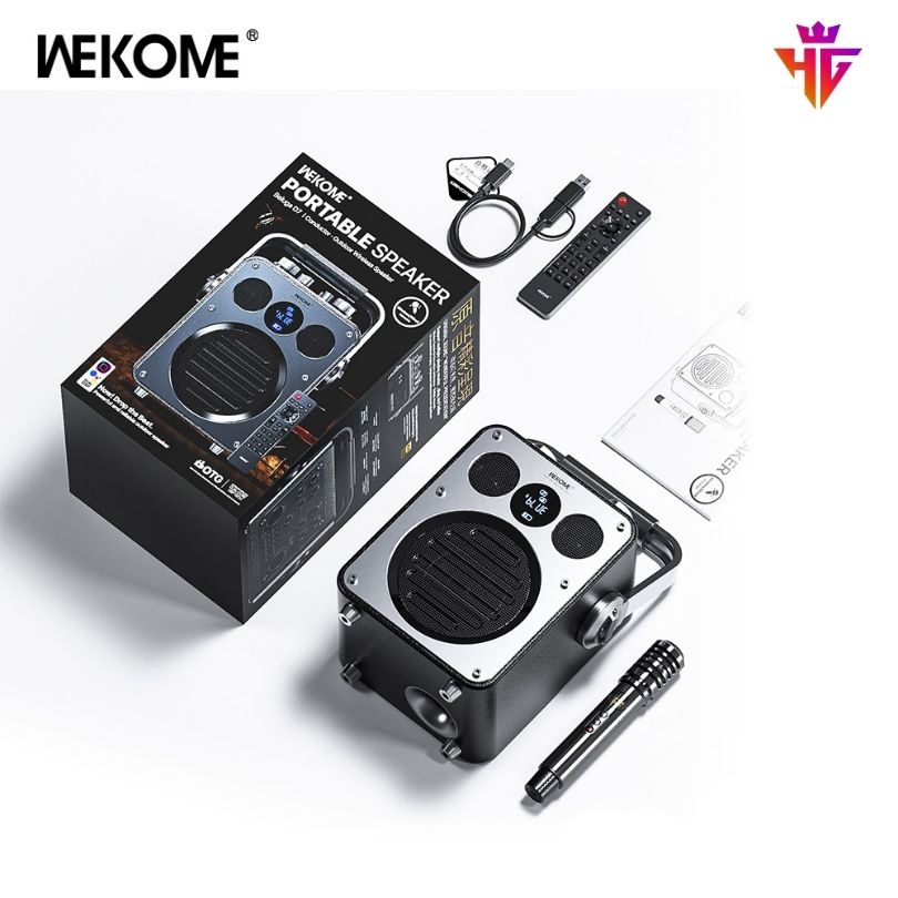 Loa Bluetooth Karaoke WEKOME BELUGA D7 Trình Diễn Chuyên Nghiệp