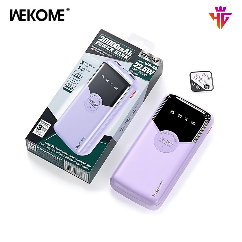 Pin sạc dự phòng WEKOME WP-43 20.000mAh