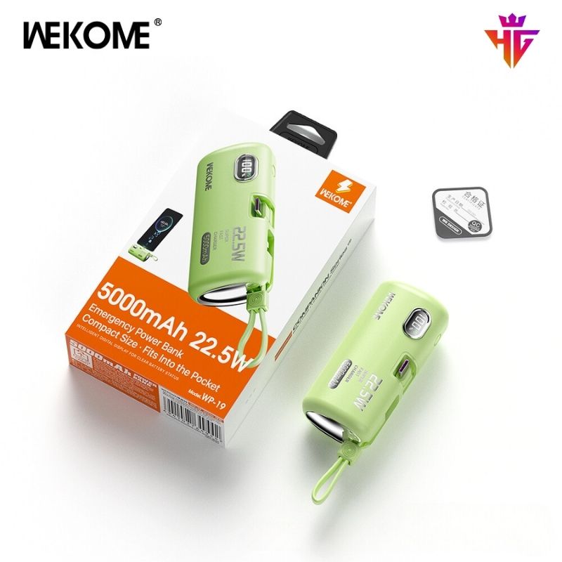 Pin sạc dự phòng WEKOME WP-19 Mini 5.000mAh