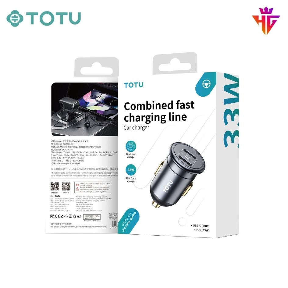 Tẩu Sạc Ô Tô TOTU DCCPD-011